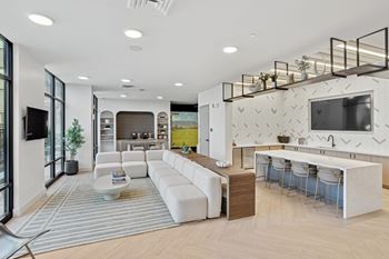 Elegant clubroom for socializing